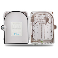 Point de distribution optique (ODF) mural pour FTTH, 24 cœurs, en ABS blanc