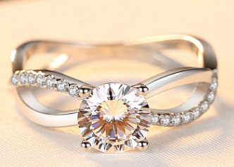ring + moissanite(D)