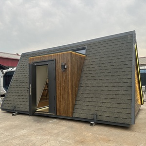 Thiết kế độc đáo khung thép prefab nhà Túp lều khu nghỉ mát Cottage nhà vườn chalet gỗ log cabin Bộ dụng cụ một khung nhà nhỏ - Product Image 3