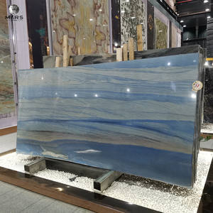 Sobre las ventas Azul Imperial Slabs Gran tragaluz pulido <span class=keywords><strong>Losa</strong></span> de cuarcita Blue Sky - Product Image 2