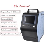Calibrateur de thermocouples basse température (-35~100°C) HSIN150C, capteur de température portable RTD Pt100, bloc sec USB OEM