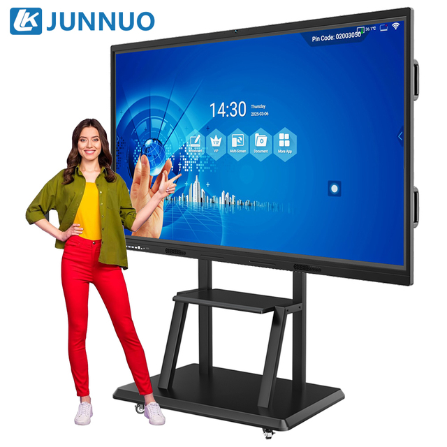 55 65 75 85 86 100 Inch 4K High Definition Android Interactive Panel Display Smart Board Touch Screen Interactive Whiteboard