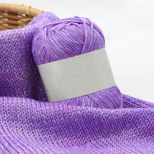 染めたミルク綿糸を織るためのカスタマイズされた色のリサイクルミルク100% 綿糸