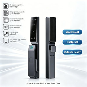 Glomarket 3D Face Recognition Smart Door <b>Lock</b> Waterproof Tuya WiFi With Camera Video Intercom for Family Door Security - Product Image 1