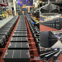 Système de sonorisation professionnel T.I Pro Audio, enceinte extérieure, double 10 pouces, deux voies, grand système de sonorisation, DJ PA concert, ligne passive
