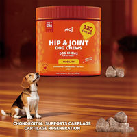 Complément alimentaire pour chiens à la saveur de foie, formulé par des vétérinaires, pour le soutien des articulations, 90 comprimés à mâcher souples, aide professionnelle pour les hanches et les articulations