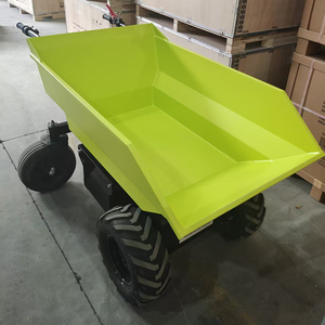Chariot à roues <span class=keywords><strong>électrique</strong></span> (mini-dumper) de 600 kg de capacité avec batterie au plomb, auto-vidangeant, chargeur de roues, OEM, faible MOQ - Product Image 6