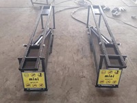 Cric hydraulique portable mini-ciseaux à double vérin, capacité 3000 kg, pour service rapide automobile