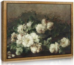 <span class=keywords><strong>Vintage</strong></span> incorniciato tela <span class=keywords><strong>da</strong></span> <span class=keywords><strong>parete</strong></span> arte astratta pittura a olio <span class=keywords><strong>stampe</strong></span> su campo selvatico fiori paesaggio decorativo per l'home Office - Product Image 3
