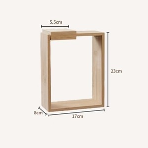 Caja de Almacenamiento de Arroz de Madera, Rectangular, con Tapa Transparente, a Prueba de Humedad, Contenedor de Granos para Cocina - Product Image 3