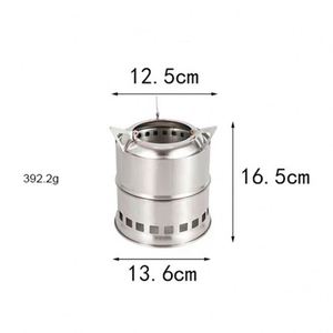 Estufa portátil de leña para cocinar, sistema al aire libre, senderismo, Camping, estufa de leña, estufa de campamento para mochileros/ - Product Image 6