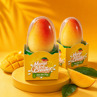 Vente en gros de desserts glacés 3D en forme de fruits 75g : mangue, pêche, citron, litchi, fraise