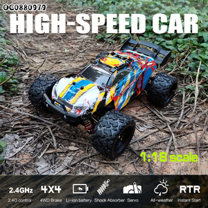 Voiture RC à l'échelle 1:<span class=keywords><strong>18</strong></span>, collection de jouets pour enfants, fabricant de voitures télécommandées à grande vitesse avec batterie rechargeable pour enfants et garçons - Product Image 3