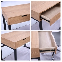 Bureau de travail de haute qualité pour la maison et le bureau, design américain moderne, plateau en MDF, bureau pour ordinateur portable, mobilier de bureau à domicile