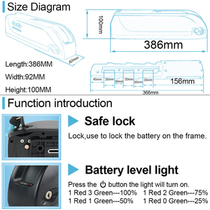 Hailong d'approvisionnement direct d'usine <span class=keywords><strong>36</strong></span> <span class=keywords><strong>Volts</strong></span> 14Ah tube <span class=keywords><strong>batterie</strong></span> au lithium <span class=keywords><strong>pour</strong></span> <span class=keywords><strong>vélo</strong></span> <span class=keywords><strong>électrique</strong></span> avec 20A BMS - Product Image 5