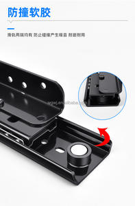 Riel de guía de pista de alta resistencia de 14 pulgadas, ventana de Bahía, escritorio, extensión telescópica, riel deslizante, alféizar de ventana, mesa extraíble, escritorio <span class=keywords><strong>con</strong></span> cerradura - Product Image 5