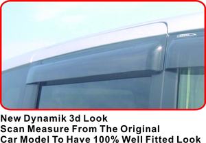 Visera cromada para ventana de coche, accesorios de ventilación, protector contra la lluvia y el sol, 2007 - Product Image 3