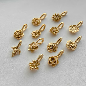 ชุดจี้<span class=keywords><strong>ดอก</strong></span>ไม้ประจำเดือนเกิด 7 มม. 12 แบบ ชุบทอง 18K PVD บนสแตนเลสสตีล กันน้ำ ไม่หมอง สำหรับทำเครื่องประดับ - Product Image 6
