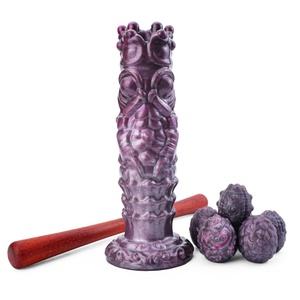 Nuevo Estilo Dildo Manual con Ovóvulos, Tapón Anal, Estimulador Vaginal de Punto G, Juguete Sexual para la Masturbación Femenina - Product Image 1