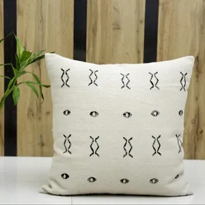 100% Cotton Hand Block Print Decorative Pillow Case Cover Square Printed Cushion Cover