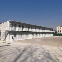 Maison conteneur pliable moderne pour dortoir de travailleurs de chantier, utilisation en appartement extérieur, facile à déplacer et à installer rapidement