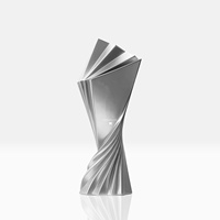 Trophée en résine haut de gamme au design créatif et irrégulier, trophée commémoratif pour employés, trophée de champion en résine pour personnalisation en petite série