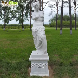 تمثال حديقة كلاسيكي, تمثال حديقة كلاسيكي بحجم الحياة في الهواء الطلق ، تمثال رخام فينوس دي ميلو
