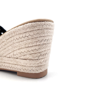 <span class=keywords><strong>Chaussures</strong></span> décontractées pour femmes personnalisées avec logo et marque, vente en gros, sandales <span class=keywords><strong>noires</strong></span> à talons hauts pour femmes, design occidental, sandales pour femmes - Product Image 5