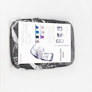 Wholesale Custom Logo Polyester Travel <b>Shoes</b> <b>Bag</b> Organizer Waterproof <b>Shoe</b> <b>Storage</b> with Zipper - Product Image 6