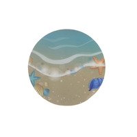 Sous-verres ronds personnalisés en PVC avec logo, imprimés UV, antidérapants, résistants à la chaleur et imperméables pour la maison, les cafés, les bars et les cadeaux