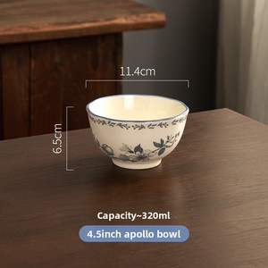 Cuenco de porcelana <span class=keywords><strong>azul</strong></span> y <span class=keywords><strong>blanca</strong></span> de estilo chino de lujo, plato de pescado de doble oreja, nueva <span class=keywords><strong>vajilla</strong></span> de cerámica para servir sopa de arroz, hoteles en casa - Product Image 6