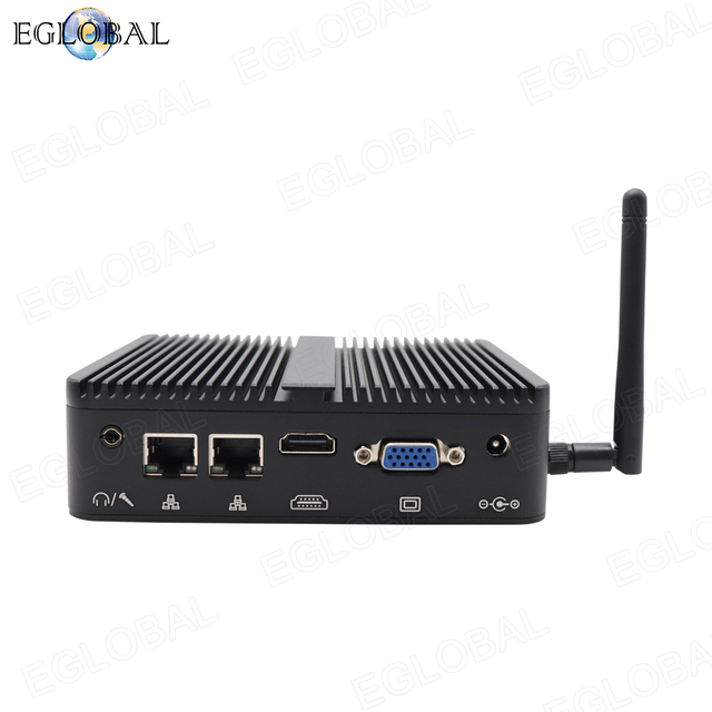 New Cheap and Versatile Mini PC with Intel Celeron N4100 HD+VGA 2*Display 2COM 2LAN 4*USB 32GB DDR4 RAM Win 10 3-Year Warranty