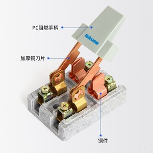 สวิตช์มีดโยนเดี่ยวแบบอัตโนมัติ 2P32A HK1N-32/2 สวิตช์แยกวงจรไฟฟ้าโซลาร์เซลล์สำหรับใช้ในครัวเรือน 220V - Product Image 1