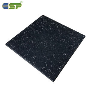 بلاط مطاط الضوضاء العازلة بلاط أرضيات من المطاط ل رياضة اللياقة البدنية الطابق المعاد تدويرها المطاط بلاط - Product Image 3