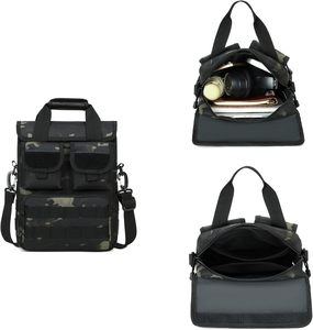 Arcenciel Túi Messenger Chiến Thuật 12.9-14 Inch Cho Nam Giới Molle Sling Gói Cặp Túi Xách Thời Trang Tiện Ích Mang Theo Satchel Túi Xách - Product Image 4