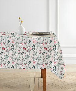 Skymoving New Novelty vải cho khăn trải bàn ăn vải không thấm nước sang trọng Polyester giáng sinh Khăn trải bàn trang trí cho bảng - Product Image 5