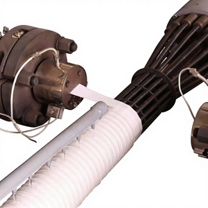 Plastik PVC Spiral Emme Hortumu Boru Yapma Makinesi Ekstrüzyon Hattı Tam Otomatik <span class=keywords><strong>1</strong></span> İnç ila 8 İnç Çap 50kg/s Kapasite - Product Image 1