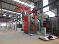 Machine de sablage à crochet pour le nettoyage des pièces de camions, de machines de construction et d'agriculture