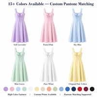 Robe plissée élégante d'été pour femme, style corset, coupe trapèze, bretelles spaghetti, jaune pâle, fluide, longueur midi, en Spandex et Cachemire, vente en gros