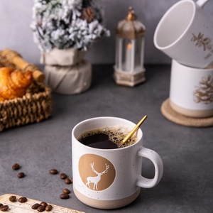 Taza <span class=keywords><strong>de</strong></span> Café Navideña Más Vendida, Taza <span class=keywords><strong>de</strong></span> Cerámica con Diseño <span class=keywords><strong>de</strong></span> Puntos, Recuerdo, Regalo, Taza <span class=keywords><strong>de</strong></span> Cerámica con Impresión en Seda - Product Image 5