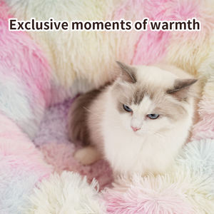 Hot Selling Luxe En Comfort Korte Pluche Cirkelvormige Kattentunnel Voor De Kat Om Te Rusten En Te Spelen - Product Image 4