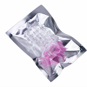 Vibrierender Hund <span class=keywords><strong>Ring</strong></span> Perlenpenisärmel Sperma-Sperrungsring Zeitverschiebung Ejakulation Penis-Massagegerät Klitoris-Stimulation Fingerabdeckung Männer - Product Image 6