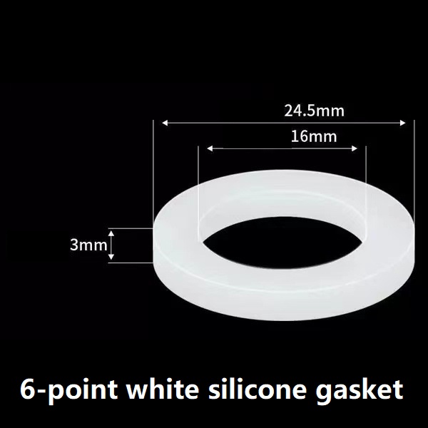 Joint en silicone blanc 6 points