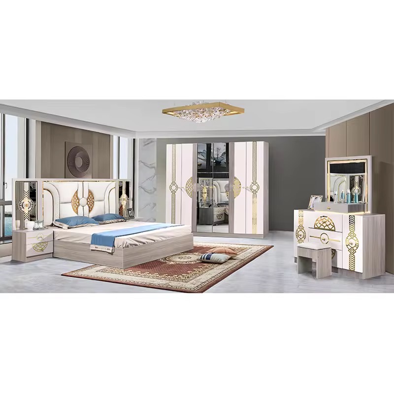 Deluxe Modern Bedroom Set with Dressing