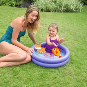 <span class=keywords><strong>Piscine</strong></span> gonflable portable INTEX 59409 <span class=keywords><strong>MY</strong></span> FIRST POOLS pour bébé, intérieure/extérieure, en PVC, deux anneaux, baignoire, <span class=keywords><strong>piscine</strong></span> à balles pour enfants - Product Image 1