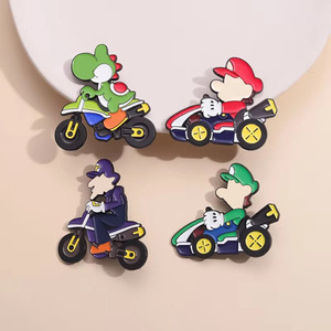 Badge en métal amusant et économique pour console de <span class=keywords><strong>jeu</strong></span> portable, vente en gros, design de <span class=keywords><strong>jeu</strong></span> anime, épinglette en émail souple - Product Image 3