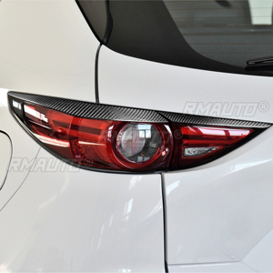Cubierta Decorativa de Fibra de Carbono para las Cejas de las Luces Traseras del Mazda CX-5 2013 2014 2015 2016 2017 - Product Image 6