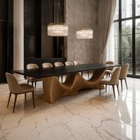 Meubles paramétriques personnalisés OEM, table à manger créative, meubles paramétriques en bois massif, bureau en bois paramétrique