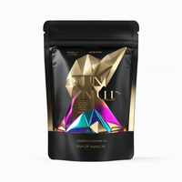 Bolsa de PE Reciclable con Ventana Transparente de 300 ml para Cosméticos, Impresión Brillante, Soporte para Documentación Técnica