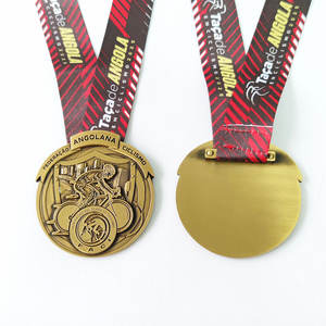 Médaille de sport personnalisée en 3D, à découper, pour marathon, course à pied, ville, à concevoir soi-même par <span class=keywords><strong>le</strong></span> fabricant - Product Image 1